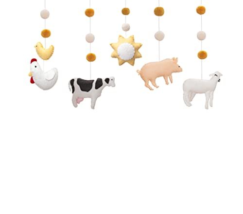 Baby Crib Mobile (Farm Animals) - Nursery Decoration and Baby Shower Gift for Boys & Girls