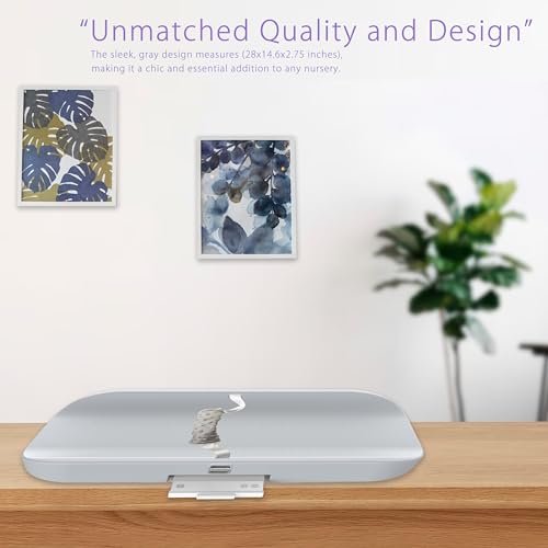Baby Digital Weight Scale, Accurate Infant Scale with Bluetooth & Non-Slip Surface - Portable, Washable, for Newborns and Toddlers - Gray