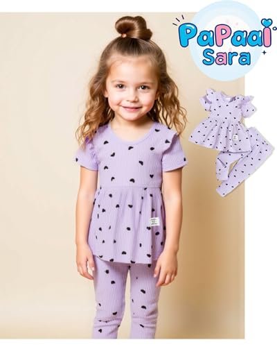 Baby Girls Clothes Toddler Girl Outfits Fall Infant WInter Ribbed Pants Set for 6 9 12 18 24 Months 2t 3t Girls