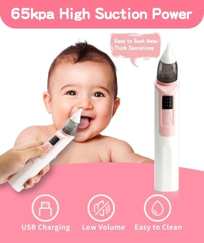 Baby Grooming and Healthcare Kits with Baby Nasal Aspirator, 17 in 1 Portable Baby Safety Care Set with Hair Brush Comb Nail Clipper for Newborn Infant Girl Boys(Pink)