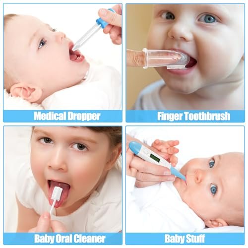 Baby Healthcare and Grooming Kit for Newborn Kids, 24PCS Upgraded Safety Baby Care Kit, Newborn Nursery Health Care Set, Baby Care Products