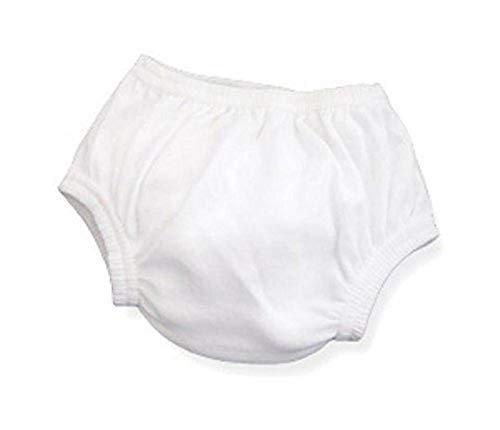 Baby Jay 100% Cotton White Diaper Cover for Boy/Girl 0-3-6-12-18 Months