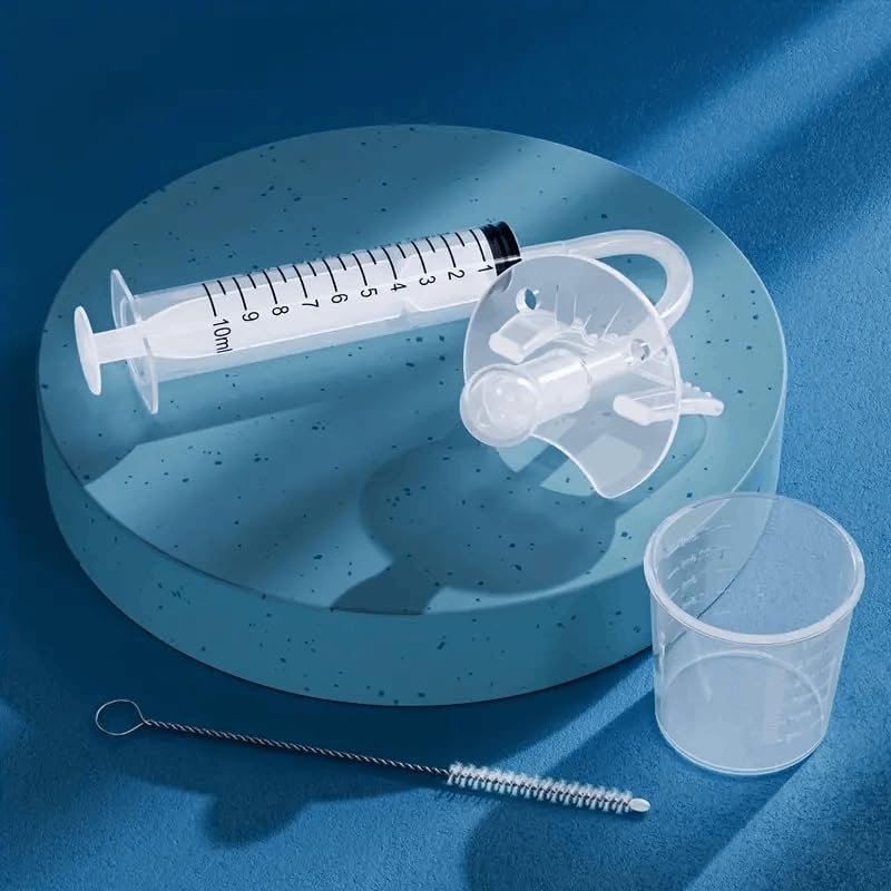 Baby Medicine Dispenser Pacifier, Syringe Pacifier for Liquid Medicine, Safe and Easy Feeding for Newborns and Infants