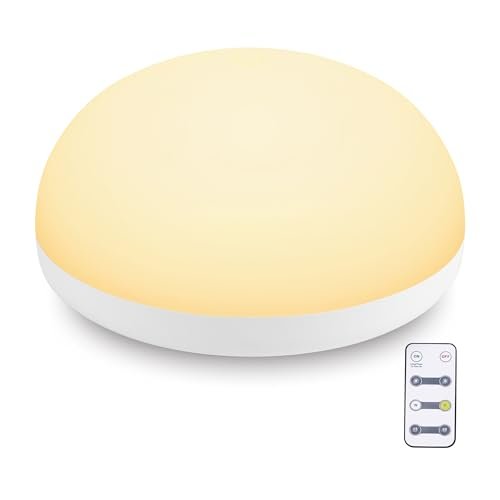 Baby Night Light,Touch Control for Baby Nursery with Remote and Timer - Rechargeable and Portable for Breastfeeding,Dimmable Nursery Light with 2 Color Modes