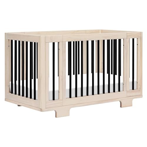Babyletto Yuzu 8-in-1 Convertible All-Stages® Crib - Conversion Kits for Bassinet, Midi Baby Crib to Toddler Bed, Daybed, Standard Crib & Baby Bed - Portable & Adjustable - GREENGUARD Gold Certified
