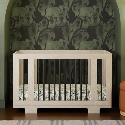 Babyletto Yuzu 8-in-1 Convertible All-Stages® Crib - Conversion Kits for Bassinet, Midi Baby Crib to Toddler Bed, Daybed, Standard Crib & Baby Bed - Portable & Adjustable - GREENGUARD Gold Certified