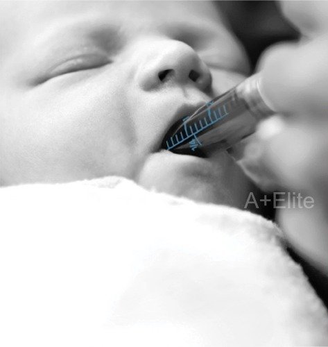 BAXA ExactaMed Oral Liquid Medication Syringe 1cc/1mL 10/PK Clear Medicine Dose Dispenser with Cap Exacta-Med Baxter Comar Latex Free