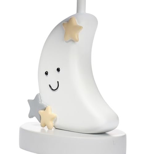Bedtime Originals Little Star Celestial Moon Nursery Lamp with Shade and Bulb