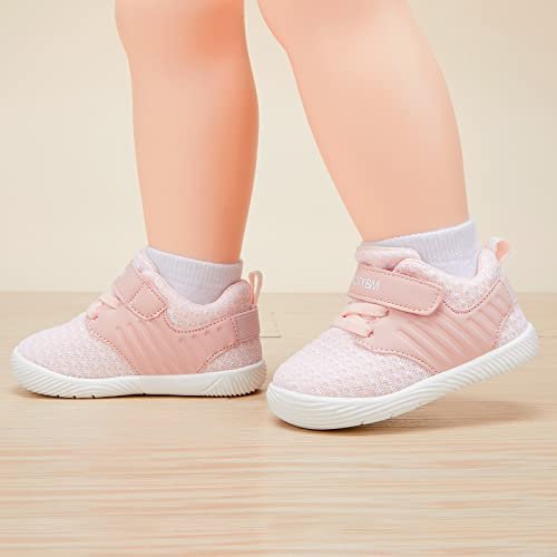 BMCiTYBM Baby Boy Girl Shoes Breathable Mesh Walking Shoes Lightweight Non-Slip Sneakers Infant First Walkers 6 9 12 18 24 Month