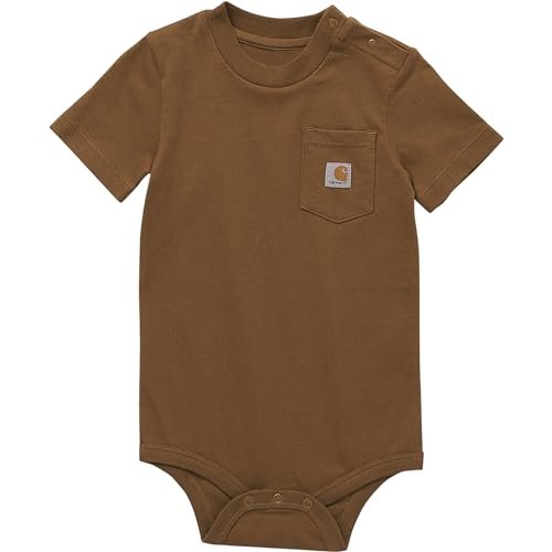 Carhartt Kid's CA5004 Short-Sleeve Pocket Bodysuit