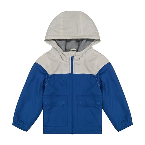 Carter's Boys' Midweight Water-Resistant Fleece-Lined Jacket with Snap Pockets
