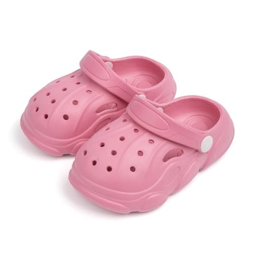 Casazoe Toddler Boys Girls Cute Garden Clogs Kids Slip On Water Shoes EVA Lightweight Summer Slipper Slides Baby Comfort Sandals Children Outdoor Shower Beach Pool Play Shoes