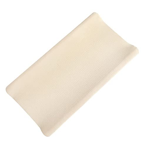 Changing Pad Cover for Baby Girls Boys, Neutral Fitted Muslin Cotton Diaper Changing Pad Sheets, Soft Brethable Changing Table Cover