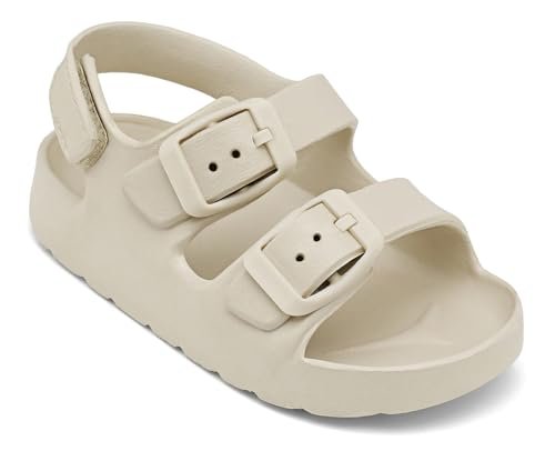 ChayChax Toddler Boys Girls Double Buckle Sandals Children's Adjustable Back Strap Water Sandal