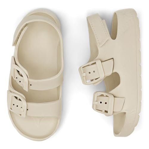 ChayChax Toddler Boys Girls Double Buckle Sandals Children's Adjustable Back Strap Water Sandal