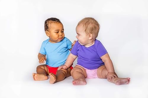 City Threads Made in USA Baby Girls and Baby Boys Unisex Organic Diaper Covers Bloomers Soft Cotton