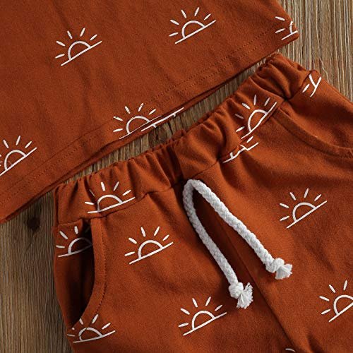 CIYCUIT 2Pcs Baby Boy Summer Clothes Infant Toddler Beach Outfits Sleeveless Tank Tops Shorts Set