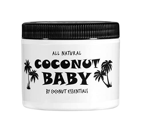 Coconut Baby Oil for Hair & Skin Care, Natural & Organic, Coconut Oil for Cradle Cap, and Infant Scalp Relief, Hair Oil for Adult and Newborn, Sensitive Skin Moisturizer, Unscented - 2 fl oz