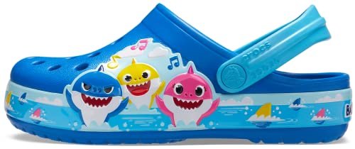 Crocs Unisex-Child Fun Lab Baby Shark Band Clog