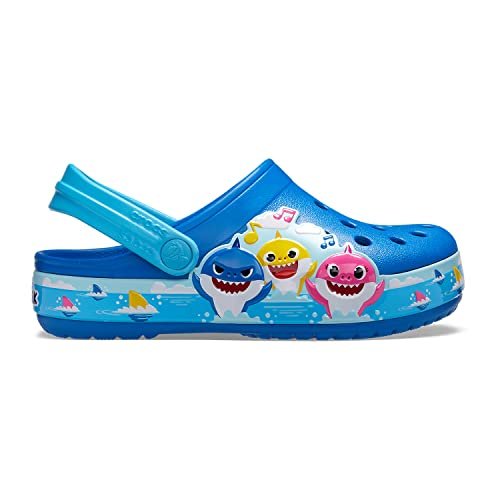 Crocs Unisex-Child Fun Lab Baby Shark Band Clog