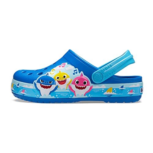 Crocs Unisex-Child Fun Lab Baby Shark Band Clog
