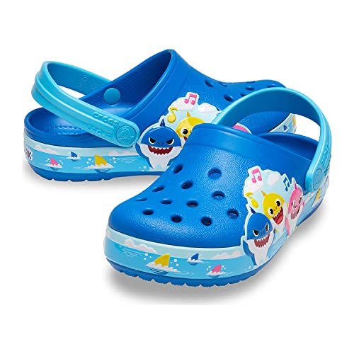 Crocs Unisex-Child Fun Lab Baby Shark Band Clog