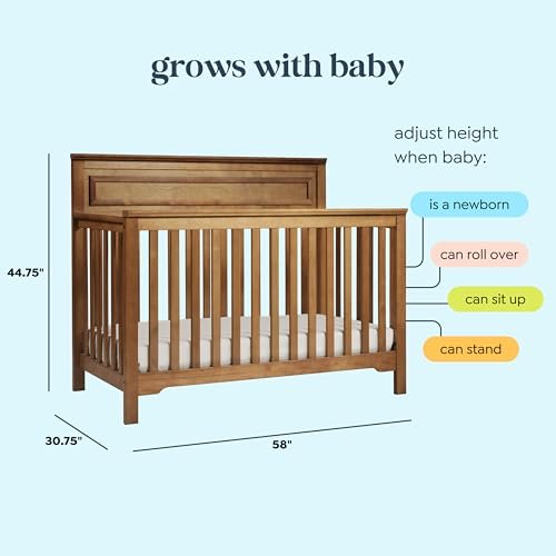 DaVinci Autumn 4-in-1 Convertible Crib in Chestnut, Greenguard Gold Certified
