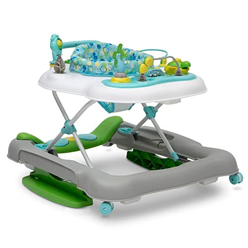 Delta Children 4-in-1 Discover & Play Musical Walker, Bubbly