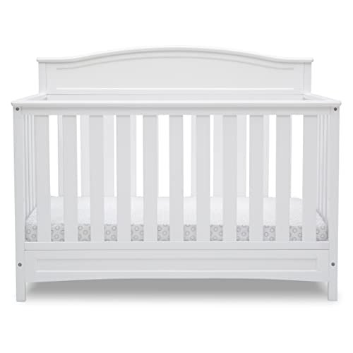 Delta Children Emery 4-in-1 Convertible Baby Crib - Greenguard Gold Certified, White