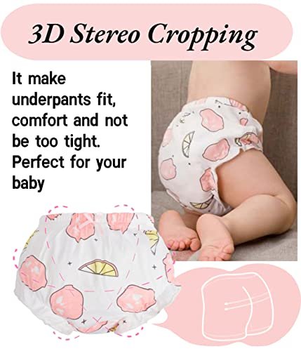 Diaper Cover - Baby Bloomers Cute Diaper Covers for Toddler Girls Underwear