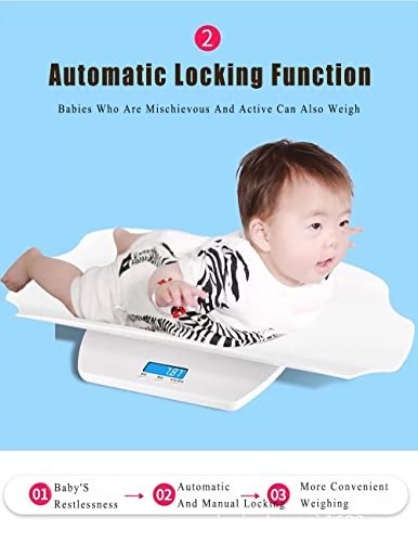 Digital Baby Scale,Infant Scale for Weighing in Pounds Ounces Or Kilograms Up to 220lbs,Pet Scale for Cat and Dog,Multi-Function Toddler Scale for Newborn Underweight Premature Babies