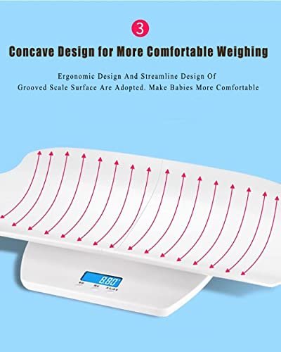 Digital Baby Scale,Infant Scale for Weighing in Pounds Ounces Or Kilograms Up to 220lbs,Pet Scale for Cat and Dog,Multi-Function Toddler Scale for Newborn Underweight Premature Babies