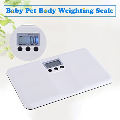 Digital Pet Scale, Baby Scales for Weighing, Puppy Scale Digital Baby Infant Pet Weighting Scale LCD Display