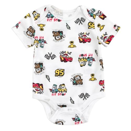 Disney Baby Girls Boys 3 Pack Bodysuits Newborn to Infant Sizes (Newborn - 24 Months)