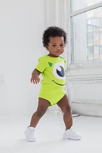 Disney Mickey Mouse Lion King Winnie the Pooh Pixar Toy Story Finding Nemo Baby 5 Pack Bodysuits Newborn to Infant