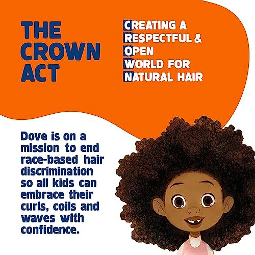 Dove Shampoo and Conditioner Set + Detangler Spray for Kids - Kids Hair Love Collection, Shampoo and Conditioner, Curly and Wavy Hair Products (3 Piece Set)
