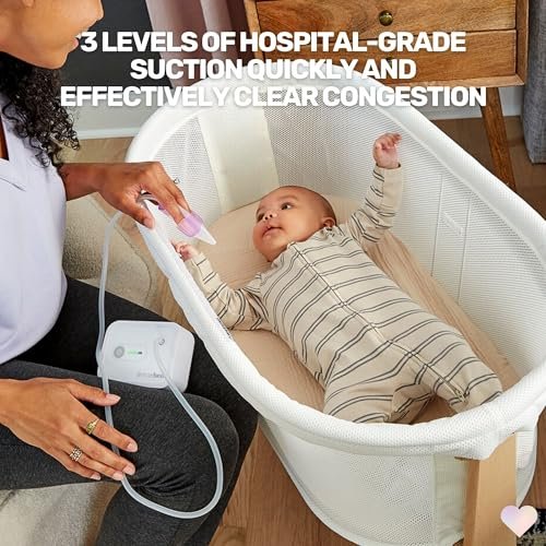Dr. Noze Best - NozeBot | Electric Baby Nasal Aspirator | Hospital Grade Suction | Nose Sucker and Nasal Vacuum | Safe for Infants and Toddlers (Mild to Severe Congestion - The Original NozeBot)