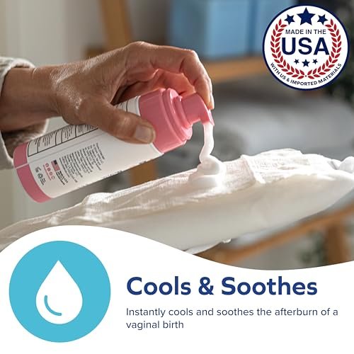 Dr. Talbot's Mom Perineal Soothing Foam - Cooling Postpartum Relief with Witch Hazel and Citroganix - Postpartum Essentials - 5 fl oz