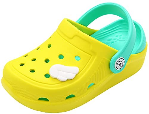 dripdrop Girls Comfort Clogs Kids Slip On Garden Shoes Boys Lightweight Beach Pool Slide Sandals Shower Slipper (Toddler/Little Kids)