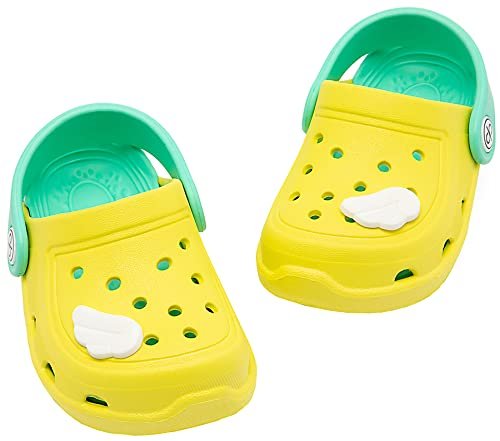 dripdrop Girls Comfort Clogs Kids Slip On Garden Shoes Boys Lightweight Beach Pool Slide Sandals Shower Slipper (Toddler/Little Kids)