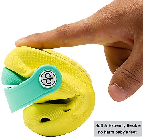 dripdrop Girls Comfort Clogs Kids Slip On Garden Shoes Boys Lightweight Beach Pool Slide Sandals Shower Slipper (Toddler/Little Kids)