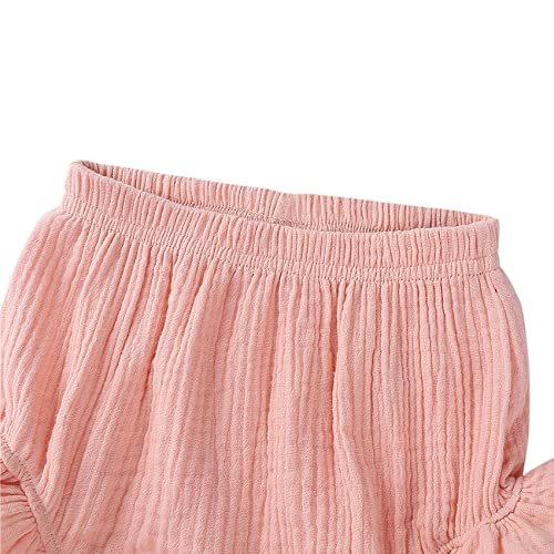 Durio Baby Bloomers for Toddler Girls Newborn Diaper Covers for Girls Cute Cotton Baby Girl Shorts