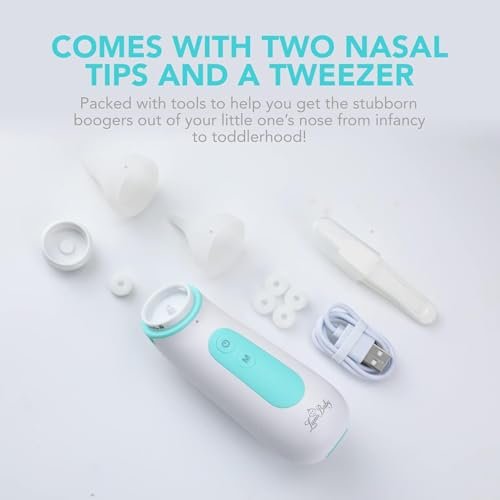 Electric Baby Nasal Aspirator - Nose Sucker Machine for Newborn Infants Toddlers Kids Adults - Automatic Booger Snot Vacuum Cleaner with Adjustable Suction Levels for Mucus Removal