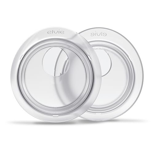 Elvie Catch Milk Collection Shells | Set of Two Discreet Leak-Protection Silicone Cups, Reuse Your Milk| Reusable Breast Shells Collect Up to 1oz | No More Wasted Milk or wasteful Breast Pads