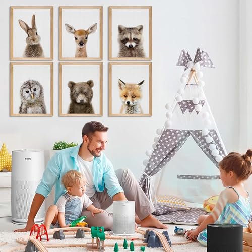 EPHANY Baby Animal Posters and Prints ART - Rabbite Deer Fox Canvas Painting Nursery Pig Wall Art, Piglet Print Wall Art Nordic Picture Kids Room Decoration YMX014 (8"x10"(20x25cm))
