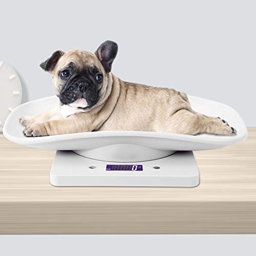 Fdit 10kg/1g Digital Small Pet Weight Toddler Scale Infant Scale Measure Babies Pets Accurately for Cats Dogs Measure Tool Electronic Kitchen Scale