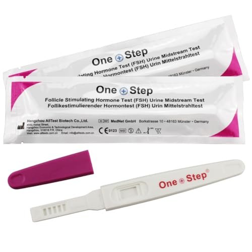 Female Fertility Test Midstream, 2 Test Pack, Peri Menopausal, Menopause Testing Kit, Home Urine FSH Test