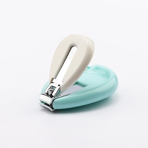 Fold-Up Nail Clippers, Easy-Grip Handle,Infant Nail Trimmer,Safe for All Ages, Nail Clippers for Baby Essential Nail Care
