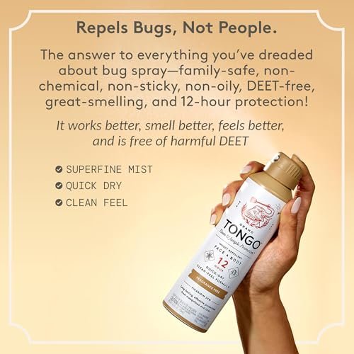 Fragrance Free Insect Repellent, 12-Hour Mosquito & Tick Protection, Picaridin-Based, Water-Based, Lightweight, Quick-Drying, DEET Alternative, Face & Body Use, 3 Pack