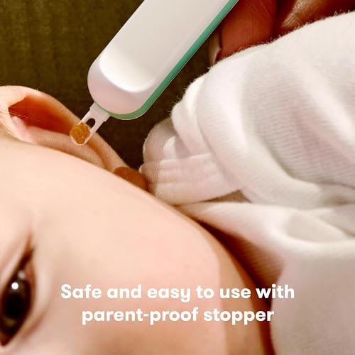 Frida Baby 3-in-1 Nose, Nail + Ear Wax Removal Tool, Baby Ear Cleaner + Baby Nose Cleaner and Nail Tool for Babies + Toddlers, Safely Clean Baby's Boogers